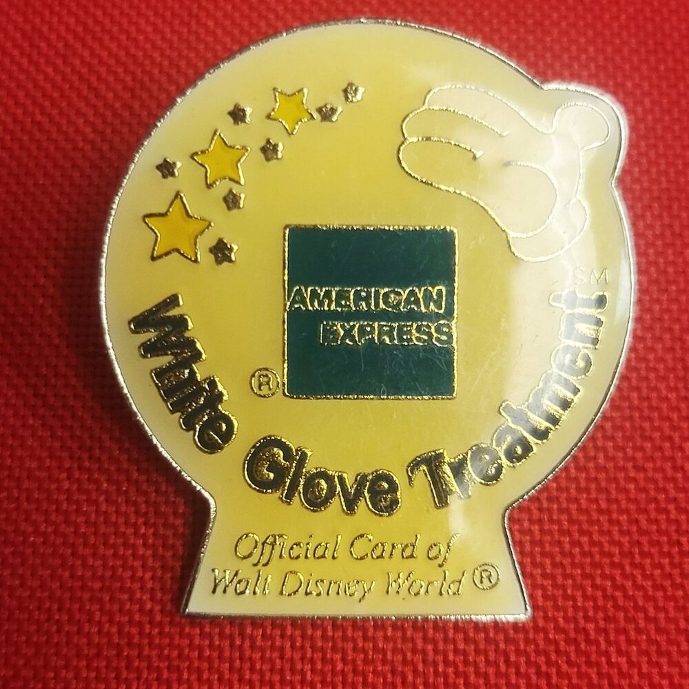 Disney American Express White Glove Treatment Pin